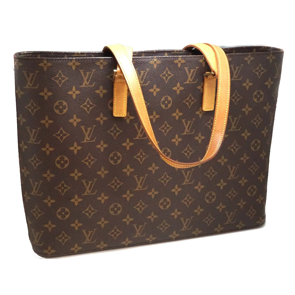 LOUIS VUITTON Luco Tote Bag Commuter Brown Monogram
